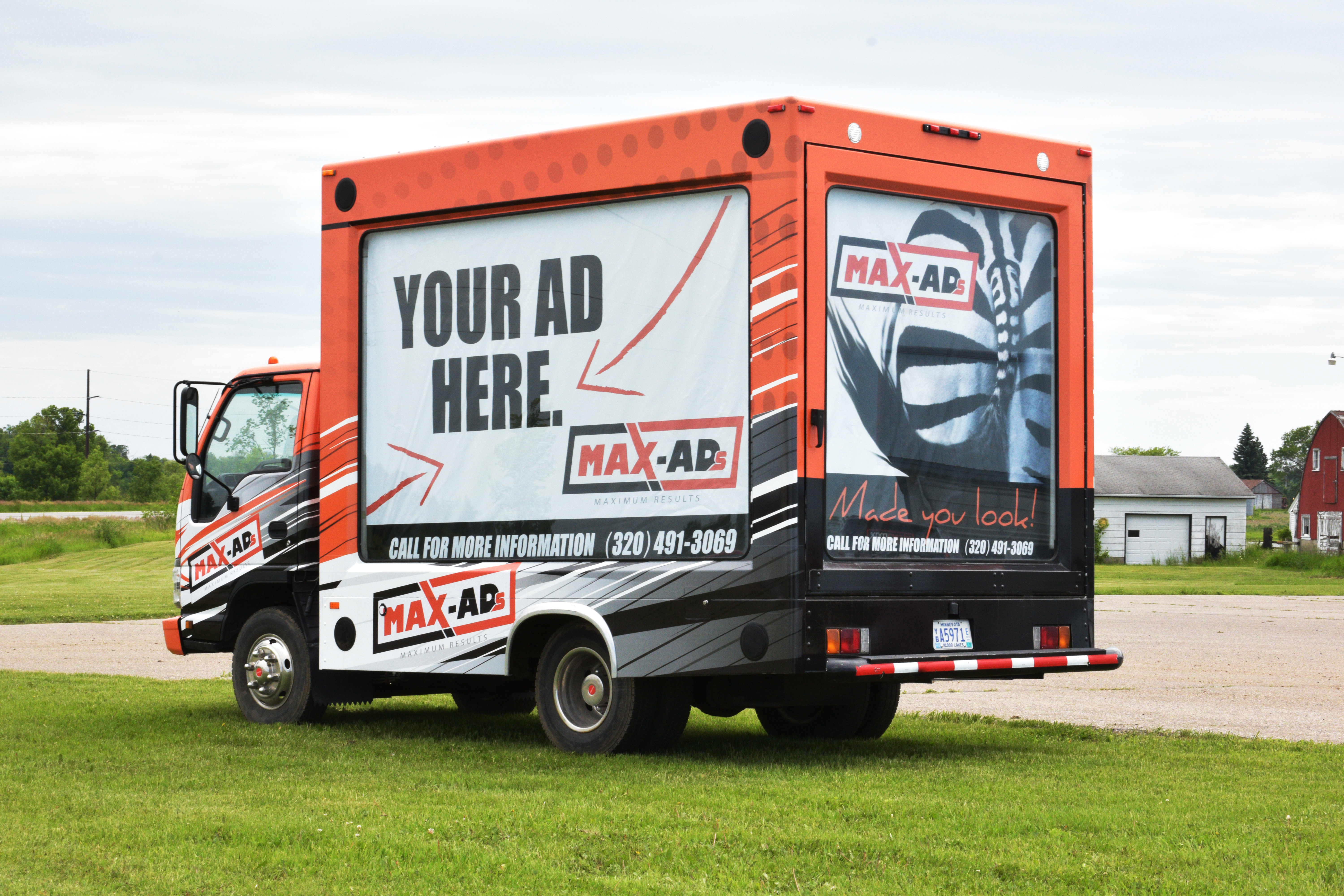 Mobile Banners Advertising Truck | Max-Ads.com